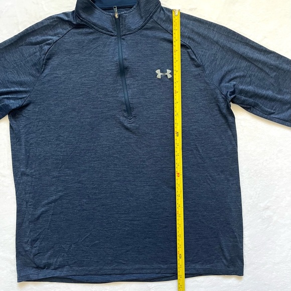 Under Armour Heat Gear Quarter Zip Long Sleeve Sweater - Picture 5 of 6
